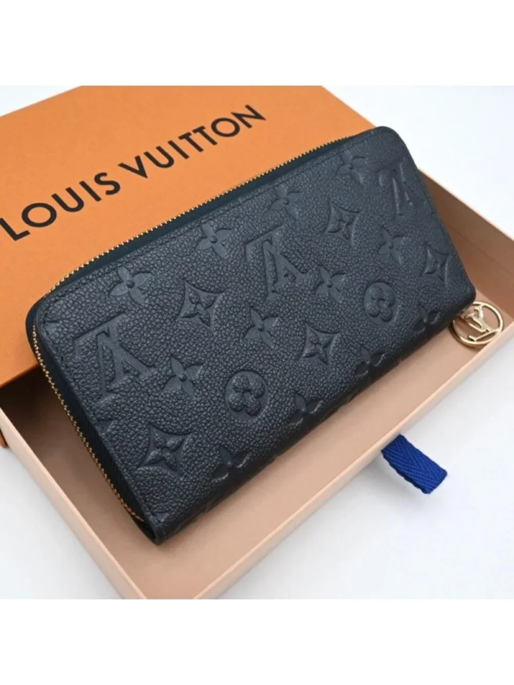 Louis Vuitton Zippy Wallet Empreinte Rhinestone